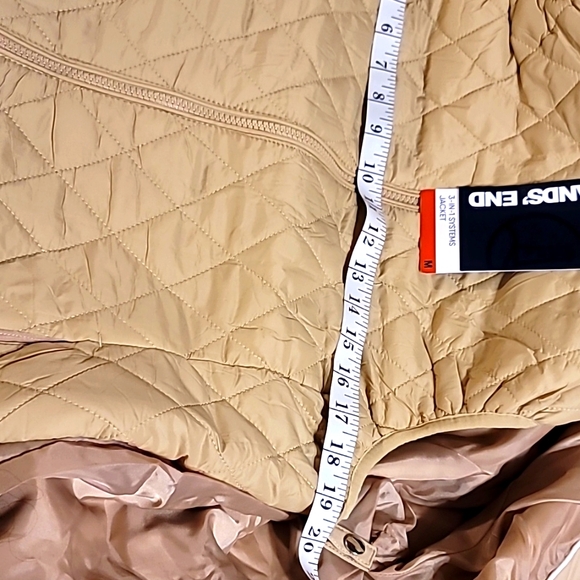 NWT LANDS END 3 in 1 coat/vest jacket  womens Coat  medium womens - Picture 7 of 16
